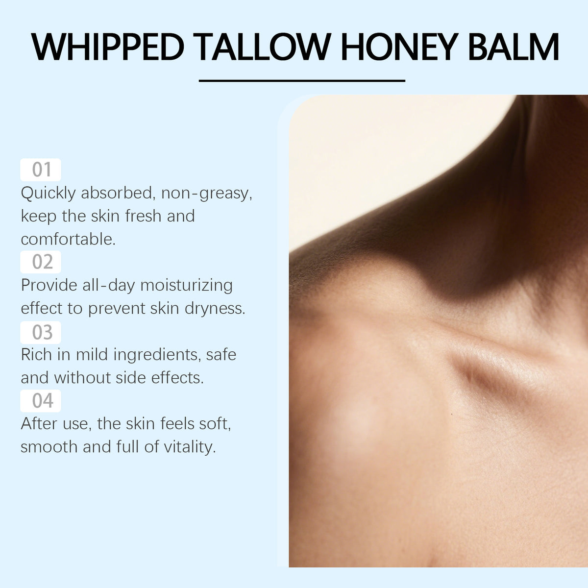 Tallow + Honey Moisturizing Cream