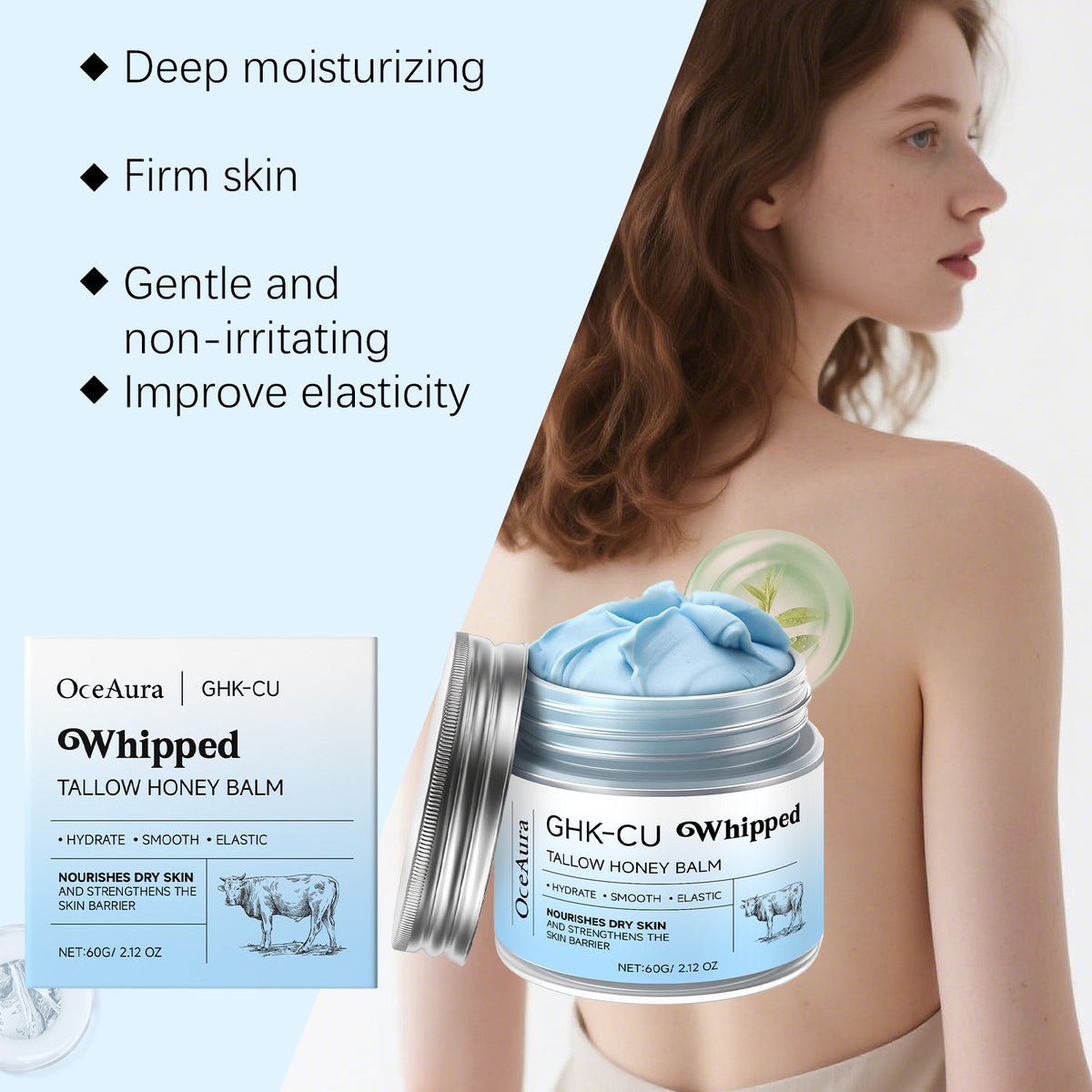Tallow + Honey Moisturizing Cream