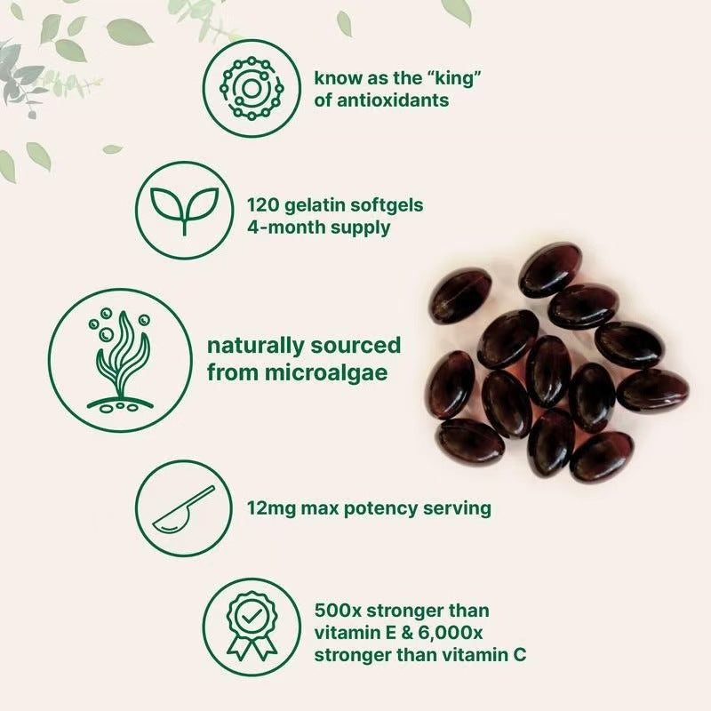 Astaxanthin Softgels · 120 caps