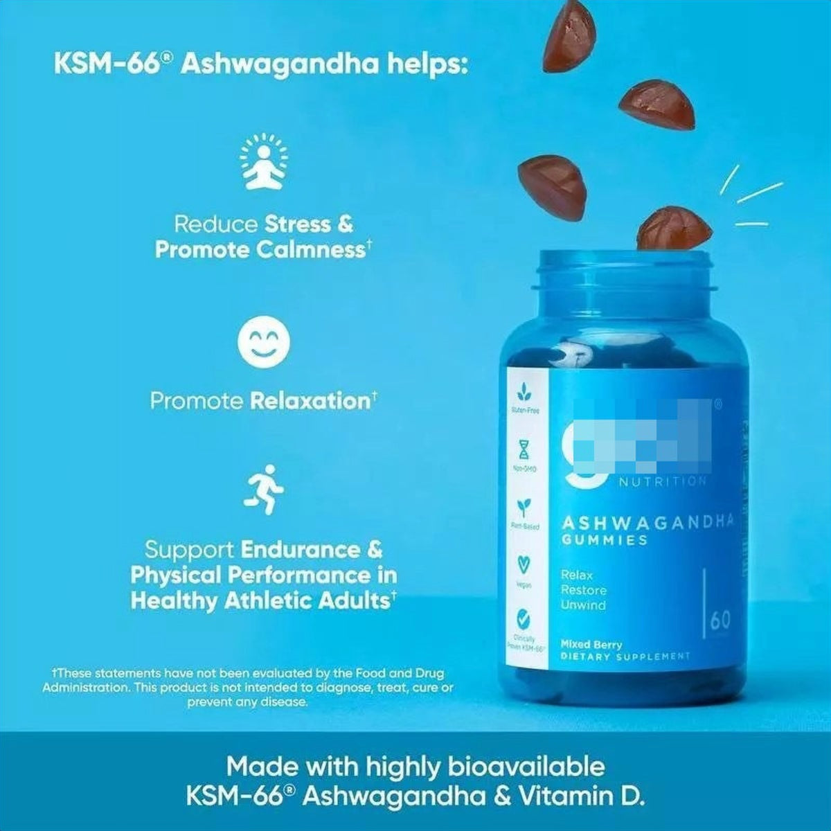 Ashwagandha KSM-66 Gummies