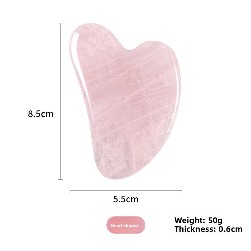 Rose Quartz Gua Sha Set