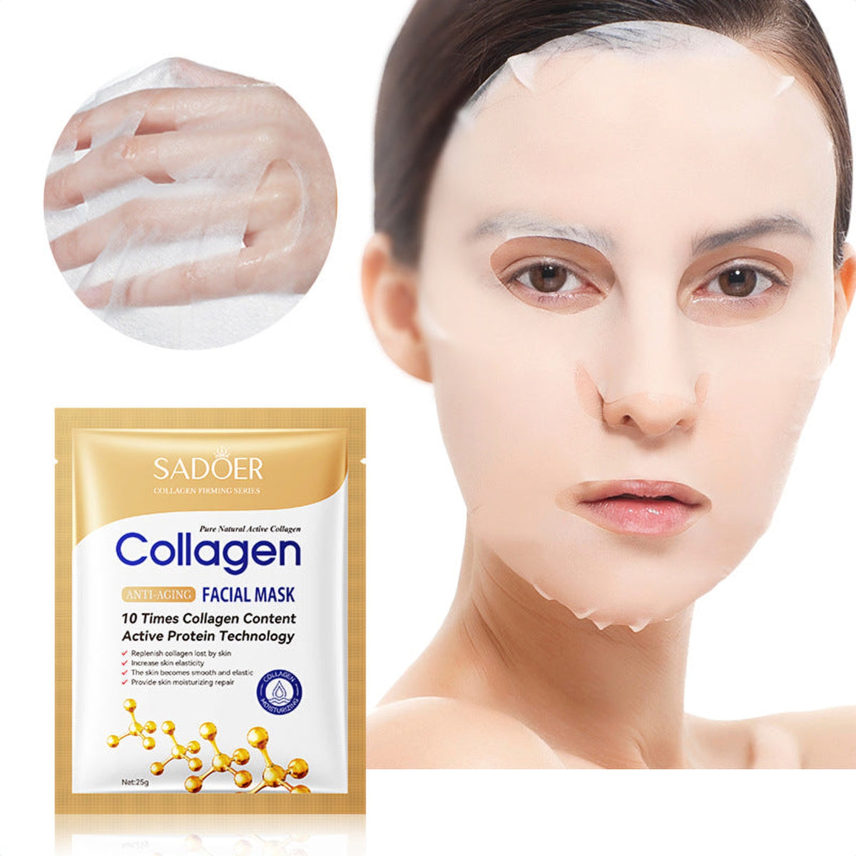 Collagen Niacinamide Sheet Mask (5-pack)
