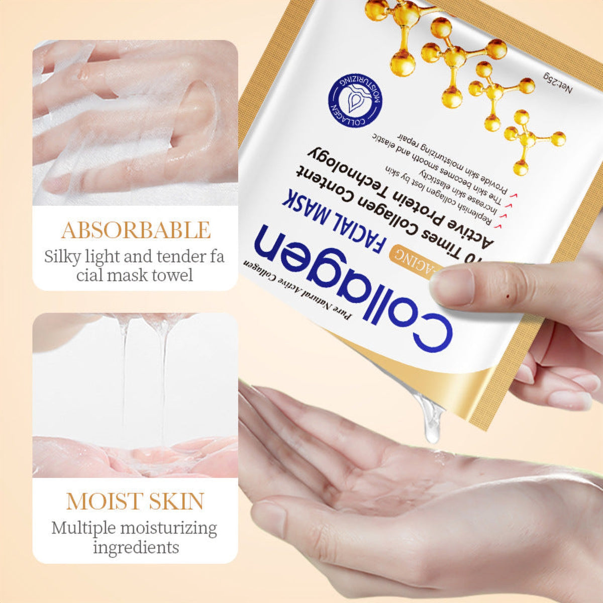 Collagen Niacinamide Sheet Mask (5-pack)