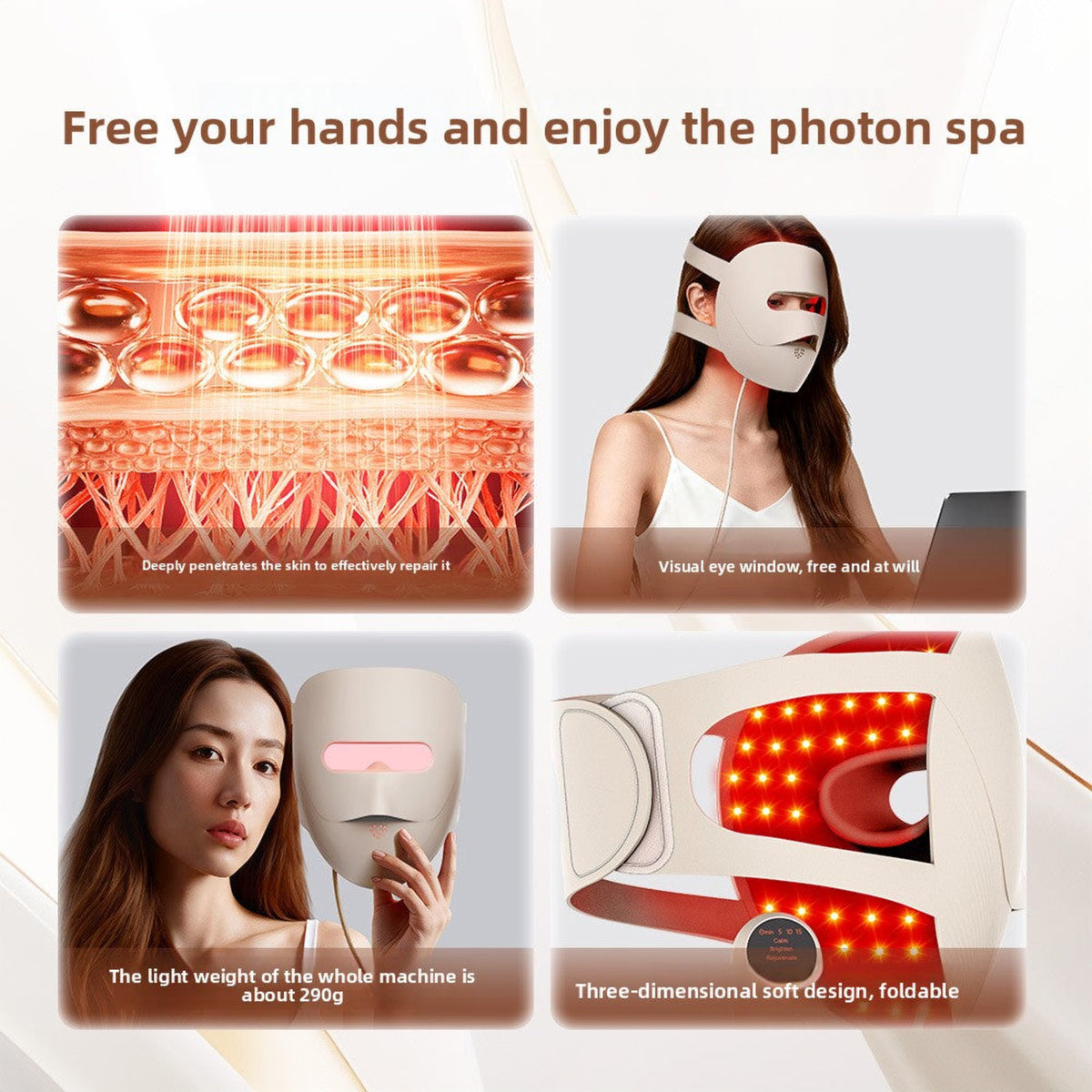 LED Light Therapy Beauty Mask