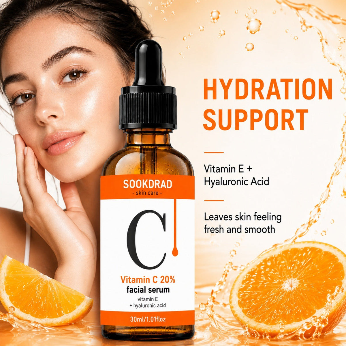 Vitamin C + HA Facial Serum